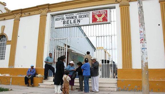 Lambayeque. Los 22 trabajadores permanecen en observación en el Hospital Belén. (GEC)