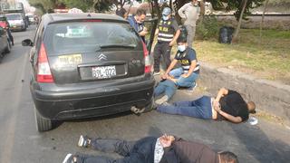 Santa Anita: Tras persecución y balacera caen tres delincuentes que asaltaron S/ 60 mil a empresario 