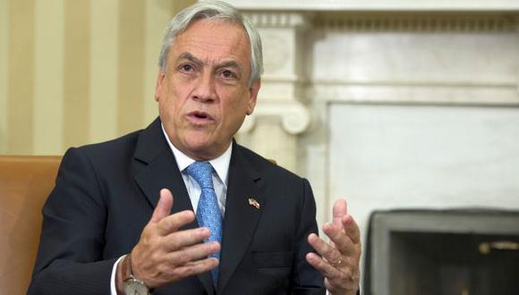 Sebastián Piñera se refirió a la notificación de la fecha en que La Haya dará a conocer fallo. (AFP)