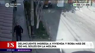 La Molina: delincuente ingresa a vivienda y roba más de 150 mil soles