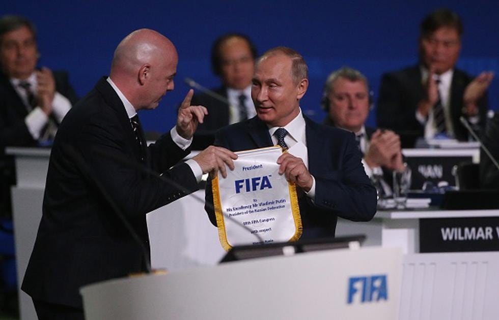 Putin en inauguración del Mundial Rusia 2018: "Deseo éxitos a todos los equipos". (Getty)