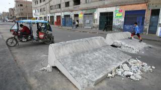 Municipalidad de Lima pide más tiempo para retirar bloques de La Parada
