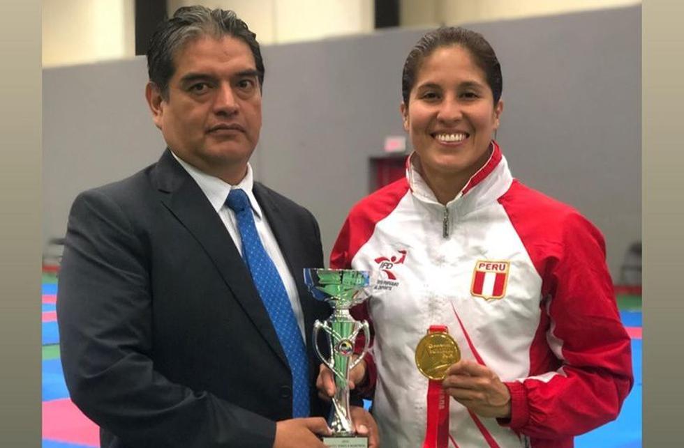 Alexandra Grande se coronó con la medalla de oro en el Karate 1 Series A Montreal 2019. (Facebook)