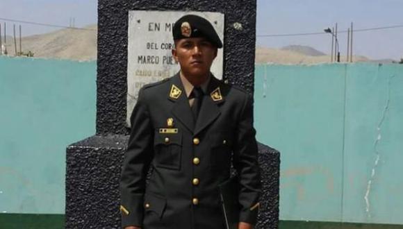 Agente de la PNP Aarón Edgar Gómez falleció en emboscada terrorista.