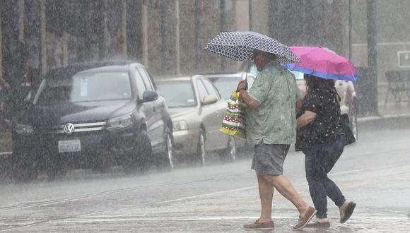 Las fuertes lluvias de la tormenta tropical Imelda podrían causar inundaciones en Texas. (Foto: AP)