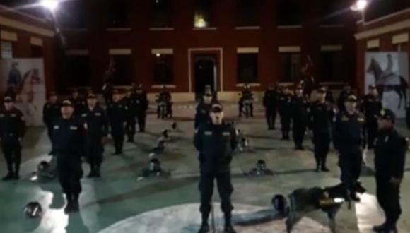 Policía Nacional lanzó reto a los Carabineros de Chile a través de Facebook. (Facebook)