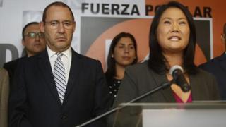 Keiko Fujimori acepta renuncia de José Chlimper a la Secretaría de Fuerza Popular