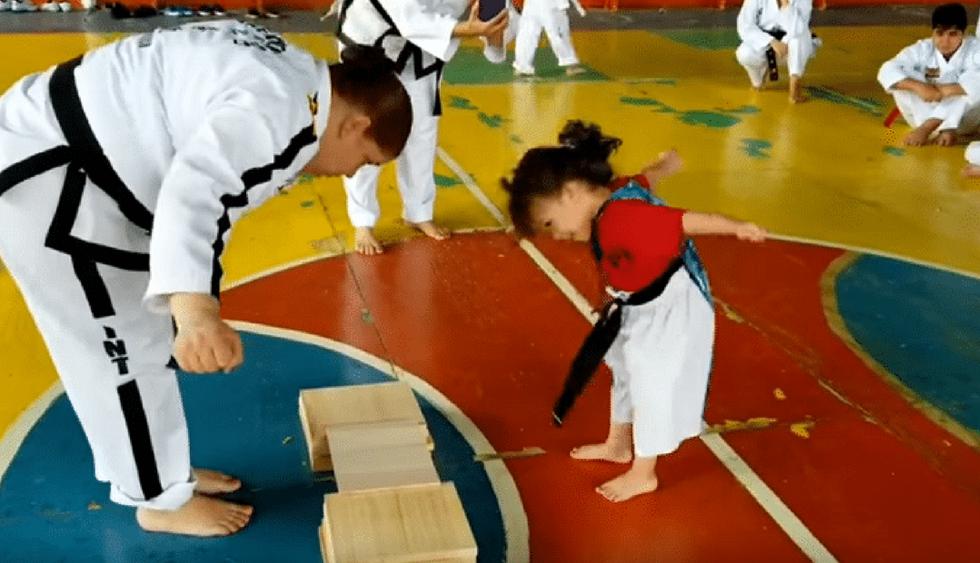 Niña se roba los corazones de todos con su "increíble" habilidad para el Taekwondo. (Crédito: Animal Tv en YouTube)