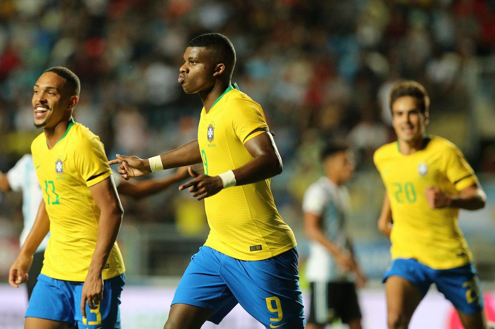 Brasil quedó fuera del Mundial Sub 20 pese a ganar 1-0 a Argentina . (AFP)