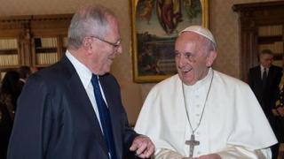 PPK le da la bienvenida al papa Francisco por llegar a Latinoamérica