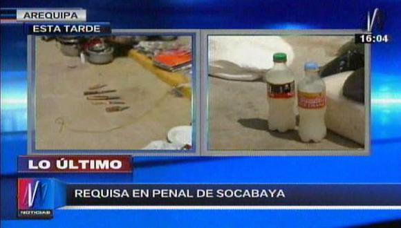 Arequipa: Requisa extraordianria en penal de Socabaya confiscó 13 celulares. (Canal N)