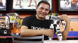 Egidio Auccahuanque: Un fabricante de robots con inteligencia artificial