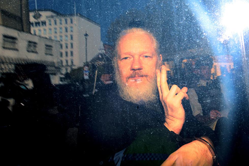 Julian Assange, fundador de WikiLeaks, fue detenido este jueves en Londres. (Getty)