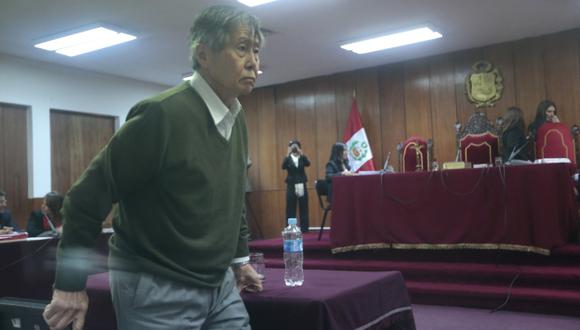 RECUPERADO. Alberto Fujimori, a diferencia de la primera diligencia, ya no llevó el tensiómetro. (César Fajardo)
