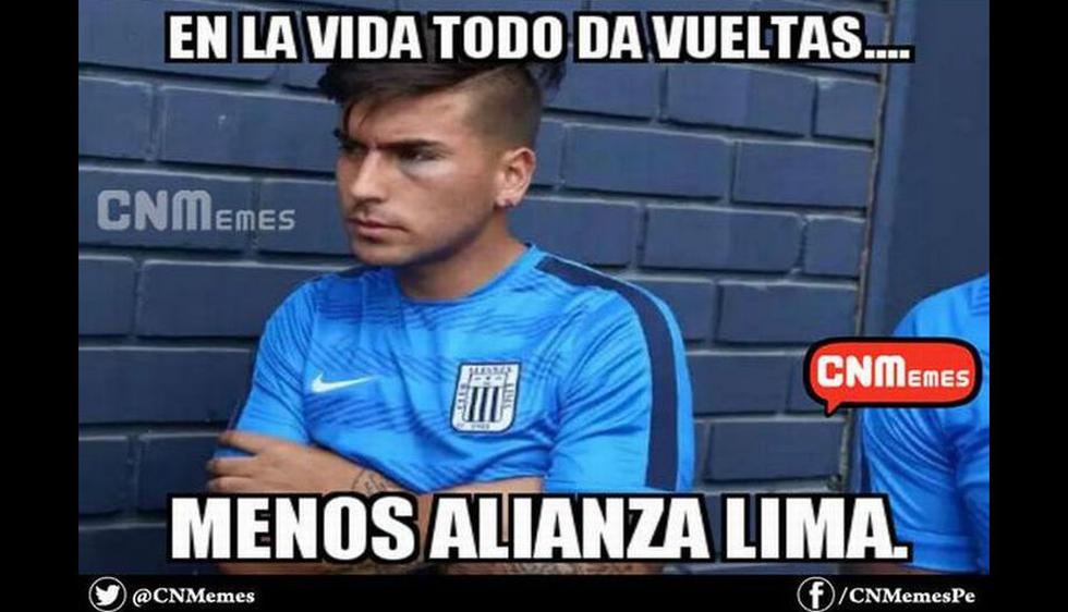 Los hinchas se burlan a través de memes de la derrota de Alianza Lima ante César Vallejo en la final del Torneo del Inca. (Twitter de @CNMemes)