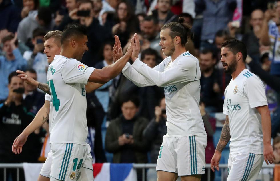 Real Madrid venció a Celta en el Bernabéu y sumó 75 unidades en la tercera posición de LaLiga. (REUTERS)