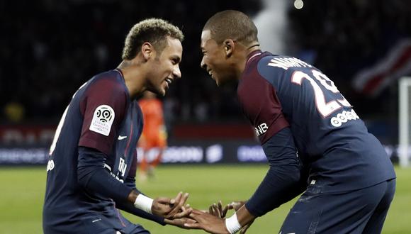 Kylian Mbappé y Neymar llegaron este año a PSG procedentes de Mónaco y Barcelona, de manera respectiva. (EFE)