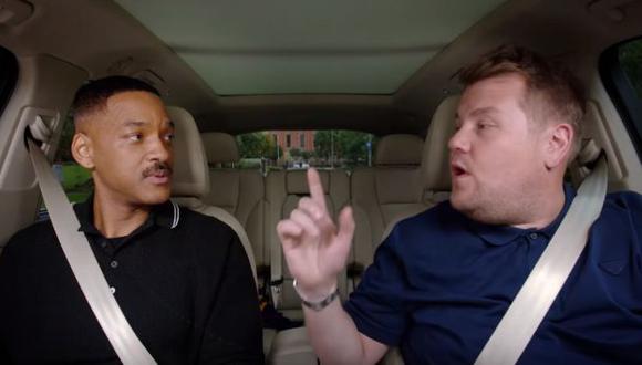 Will Smith acompañó a James Corden en el estreno de su nueva serie para Apple Music (YouTube)