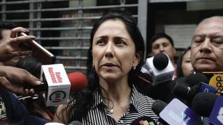 Nadine Heredia afirma que "no la dejaron" declarar por caso Odebrecht