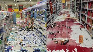 Sismo en Lima: Así quedó un supermercado de Plaza Vea tras fuerte temblor [VIDEO]