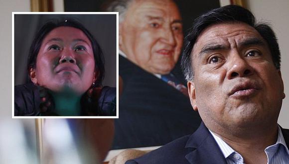 Javier Velásquez Quesquén anuncia que votará por Keiko Fujimori. (Perú21)
