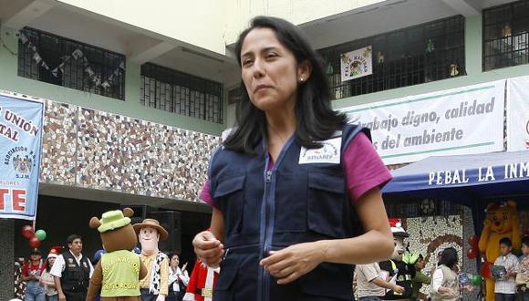 POLÍTICA. Nadine Heredia también es dirigente de su partido. (Nancy Dueñas)