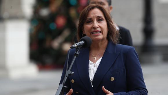 La presidenta Dina Boluarte también dijo que la expremier Betssy Chávez debe tomar responsabilidad por ese golpe de Estado. (Foto: Jorge Cerdán/GEC)