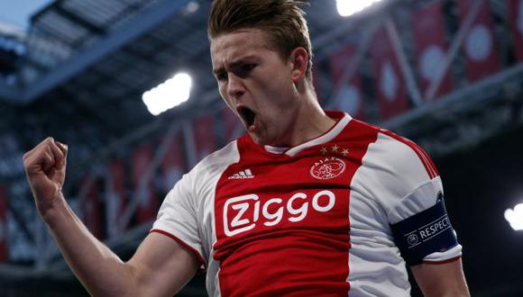 Matthijs de Ligt ha sido formado en el Ajax desde los 8 años. (Foto: AFP)