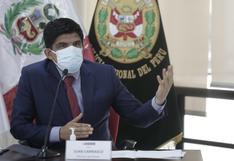 Ministro Juan Carrasco: “Reafirmo el respeto a la institucionalidad de nuestras Fuerzas Armadas”