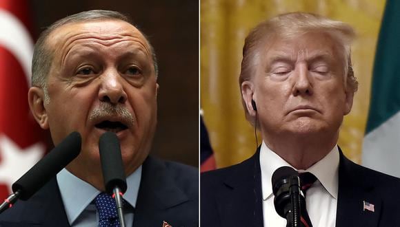 Erdogan tiró a la basura carta con las amenazas Donald Trump. (Foto: AFP/Producción)
