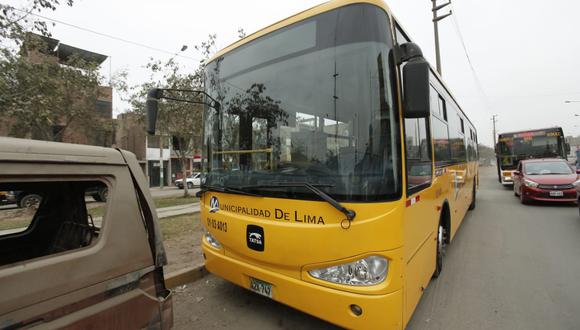 Bus alimentador del Metropolitano atropelló a joven en Comas. (Foto: Andrés Paredes/GEC)