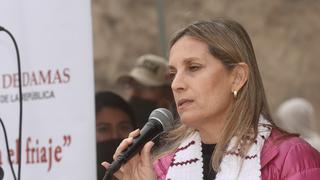 María del Carmen Alva: “Que el presidente Castillo se ponga la mano al pecho y renuncie al cargo”