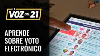 Carina Estrada: Todo lo que debes saber sobre el voto electrónico [VIDEO]