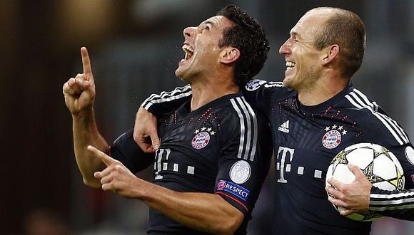 ES TOP OTRA VEZ. El delantero del Bayern Munich reivindicó su papel de figura en Europa. (Reuters)
