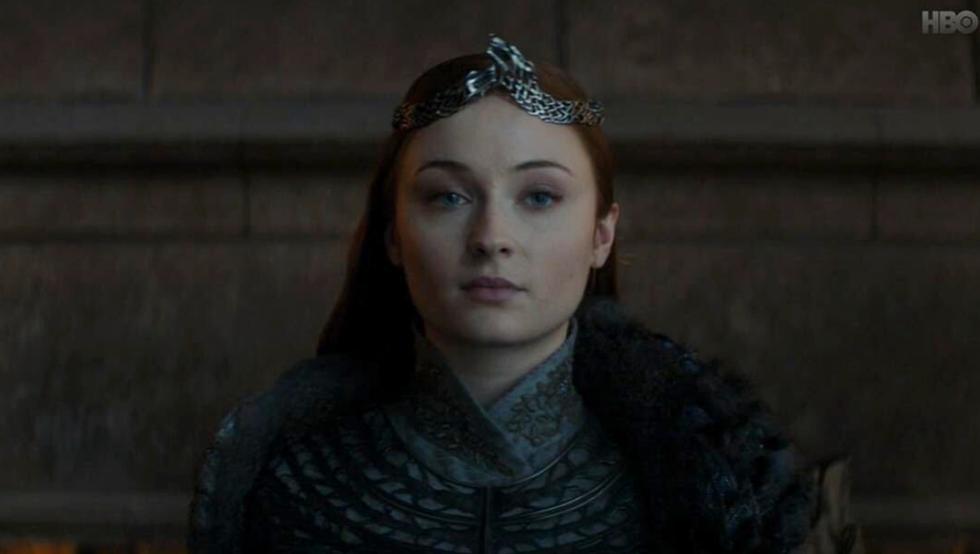 Sansa Stark se convierte en la reina en el Norte. (HBO)