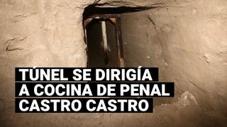 Penal Castro Castro: Así es el túnel en el que se iban a fugar presos extranjeros