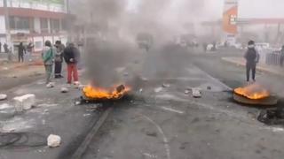 Arequipa: manifestantes de La Joya bloquearon carretera exigiendo nuevas elecciones