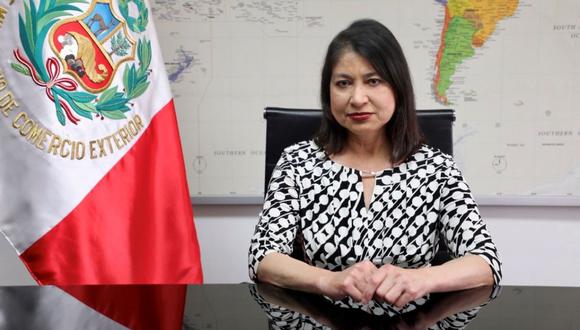 La nueva viceministra de Comercio Exterior posee el título profesional de abogada por la Pontificia Universidad Católica del Perú. (Foto: Mincetur)