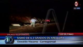 Se registran derrumbes de piedras en diversas vías de Arequipa tras sismo [VIDEO]