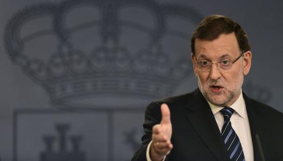 El presidente español resalto que solo uno de cada tres catalanes participó de la consulta. (AP)