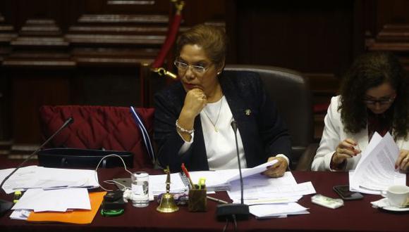 Luz Salgado rechaza que se usen insultos en el debate político (Renzo Salazar)