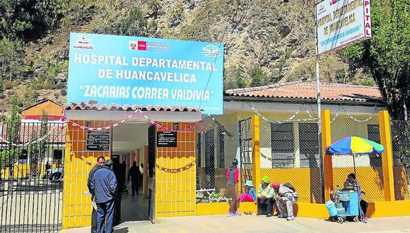 El único paciente con COVID-19 en Huancavelica falleció en el Hospital Regional Zacarías Correa. (Foto: GEC)