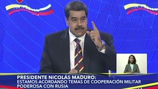 Nicolás Maduro brinda “todo su apoyo” a Rusia entre las tensiones por Ucrania