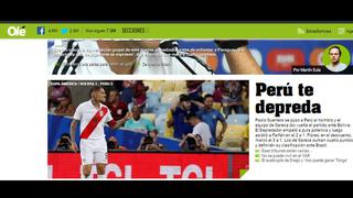 Perú vs. Bolivia: así informó la prensa internacional sobre la victoria de Blanquirroja en Copa América