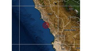 Sismo de magnitud 4 se reportó esta tarde en Lima, señaló el IGP