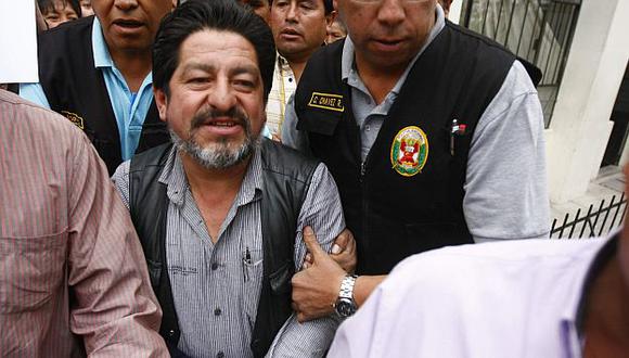 Miguel Manchego Llerena fue trasladado ayer a la capital para que afronte un juicio. (Heiner Aparicio)