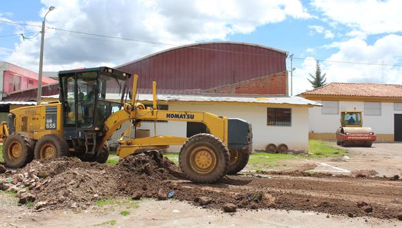 Cusco: el trabajo de acondicionamiento de los terrenos está a cargo del proyecto Plan COPESCO, que destinó maquinaria pesada para instalar la infraestructura. (Foto: Gore Cusco)