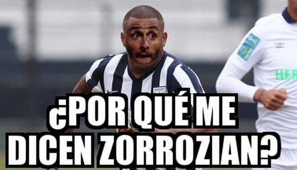Mauro Guevgeozián anotó dos autogoles de cabeza en el partido ante César Vallejo en Trujillo. (Memes del Perú)