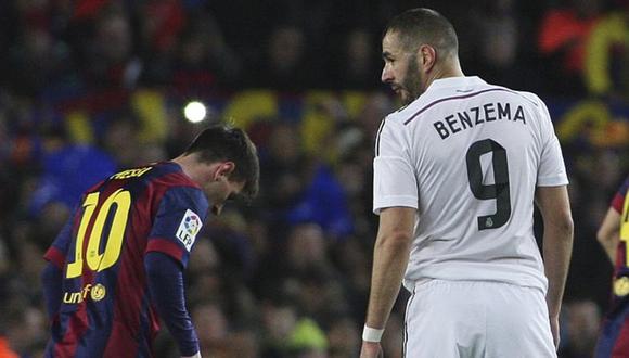 Karim Benzema defendió a Lionel Messi de las críticas. (Foto: EFE)