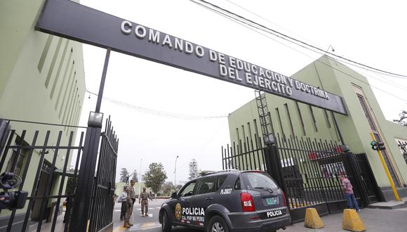 Centro de operaciones. Combustible salía del grifo del Coede, ubicado en la Escuela Militar. (Foto: Violeta Ayasta/GEC)